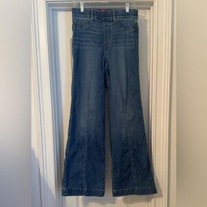 SPANX Seemed Front Wide Leg Jeans Regular Size M